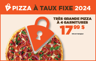 Pizza à taux fixe 2024