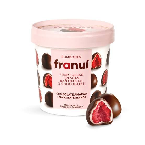 FRANUI FRAMBOESAS CHOC BRANCO/AMARGO 150G