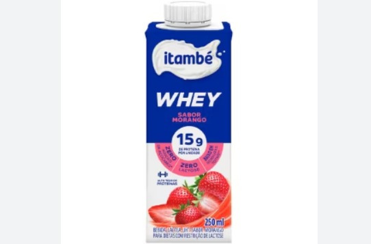 WHEY MORANGO ITAMBE 250ML