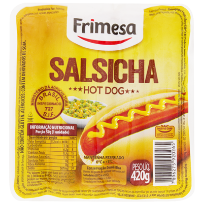 Salsicha Brasileira HotDog 500g – Terra Da Gente Paris