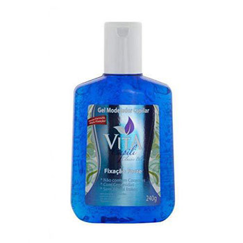 Muriel Gel Cola Pote Vita Capili 180g (Azul) - Nova Muriel