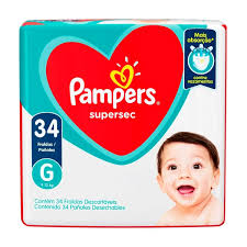 Fralda Pampers Ss Jumbo g 34un