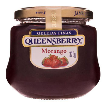 Geleia De Damasco 100% Fruit 170g Queensberry