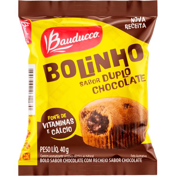 Brasão Fernando Machado  Bolinho Bauducco Duplo Chocolate 40g