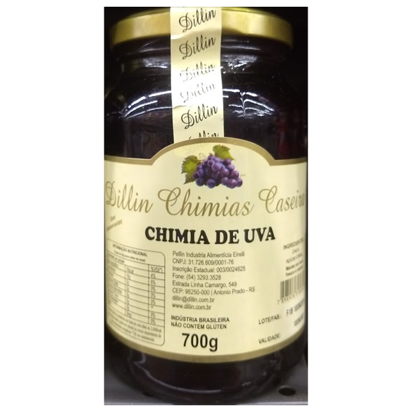 Brasão Fernando Machado  Chimia De Uva Dillin 700g