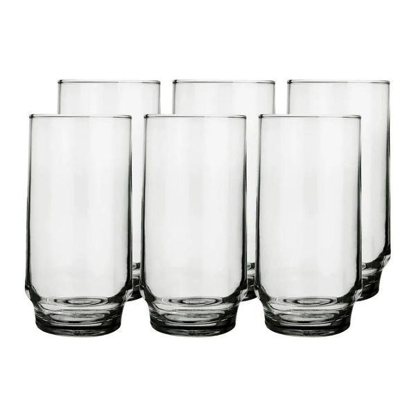 Jogo De 6 Copos Nadir Oca Line Glass - 300 Ml Vidro Grosso