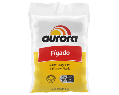 Brasão Xaxim  Fígado Frango Aurora 1kg