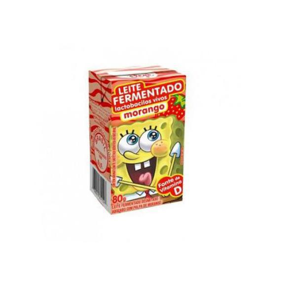 Pack Leite Fermentado Uva Bob Esponja Elegê Caixa 160g 3 Unidades