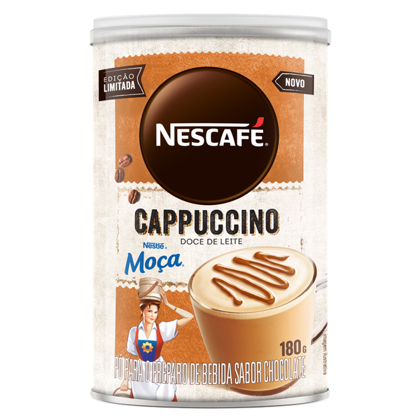 Brasão Avenida  Nescafé Cappucino Moca Lata 180g