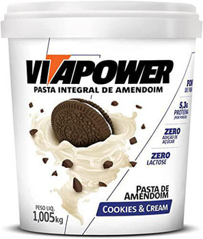 Pasta de Amendoim Integral Cacau 370g - Vitapower
