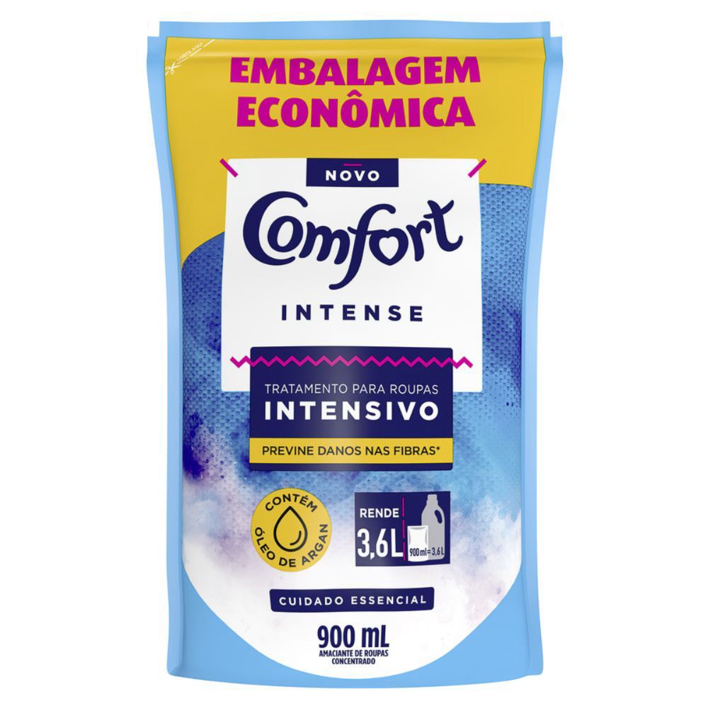Amaciante Roupas Comfort Concentrado Perfumes do Brasil 900ml