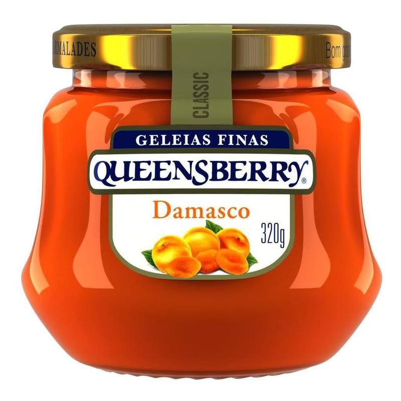 Geleia Damasco Queensberry 100% Fruta Vidro 170g