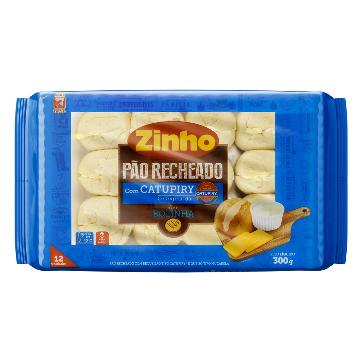 Pão de Alho Bolinha Recheado com Queijo Zinho 300g - Meat Store - Um novo  jeito de se comprar carne!!!