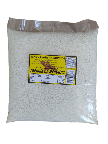 Celeiro Supermercado  Farinha Mandioca Morrinhos Media Branca 500g