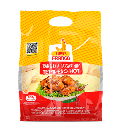 Celeiro Supermercado  Frango Passarinho Temperado Super Frango 800gr