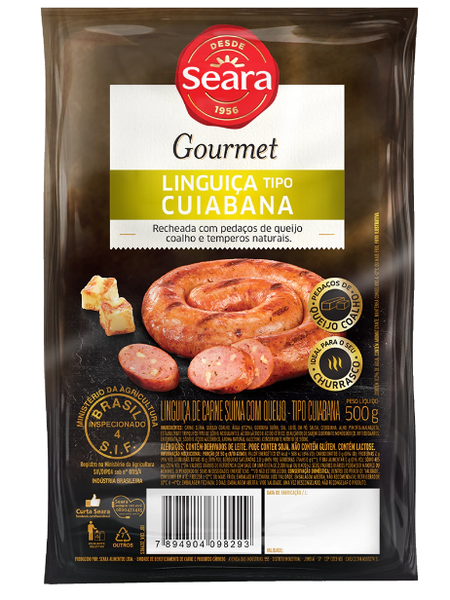 Celeiro Supermercado  Linguica Frango Super Frango Apimentada 800gr