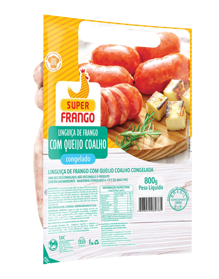 Celeiro Supermercado  Frango Passarinho Temperado Super Frango 800gr