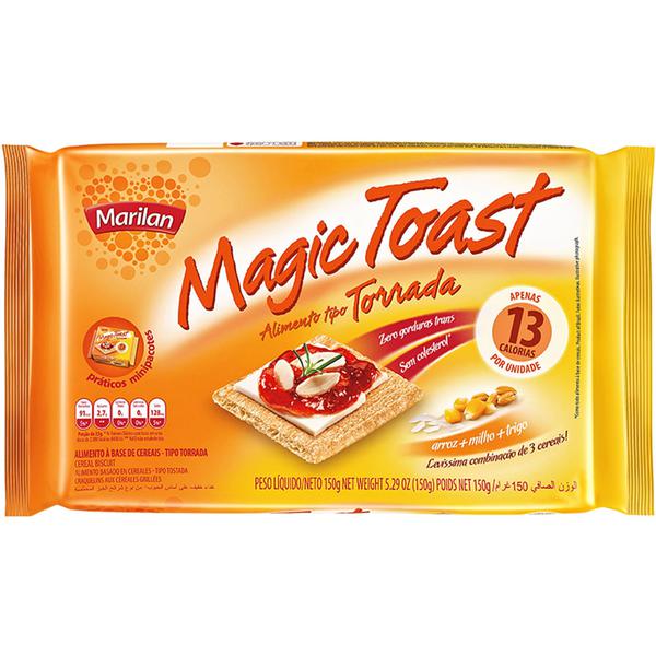 Mercado Bambina  BISCOITO MARILAN MAGIC TOAST TRAD.150G