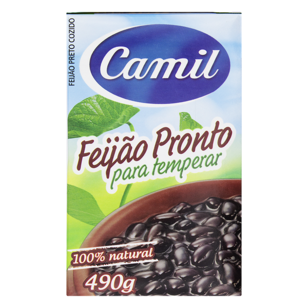 Feijão Preto Camil Em Conserva 380G