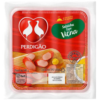 SALSICHA DE FRANGO – AURORA – 500G – HOT DOG - Lia Supermercado