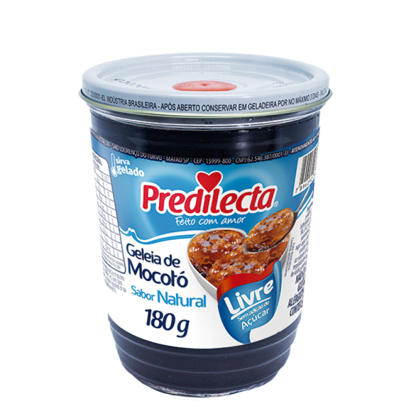 Geleia de Pêssego - Predilecta - Vidro - 230g