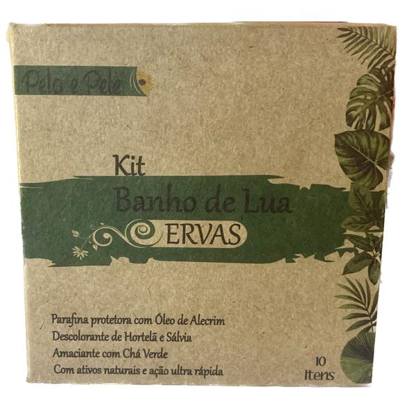 Kit Básico Banho de Lua Pelo e Pele Sacola com 4 Itens