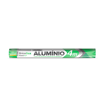 PAPEL ALUMÍNIO 30CM X 100M BF50002 UNIDADE BRICOFLEX - Simão Distribuidora  - Utensílios para Cozinha Industrial