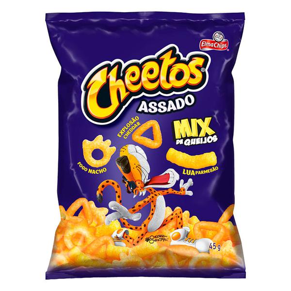 Salgadinho sabor super cheddar pacote com 78g - Cheetos Crunchy