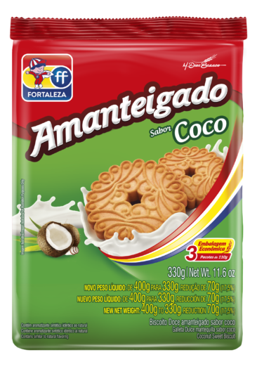 Biscoito Amantegado de leite (Renata) - 330g