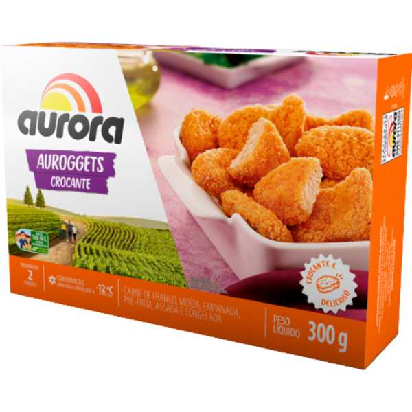 Supermercado Pasqualotto  EMPANADO AUROGGETS AURORA 300GR TRAD