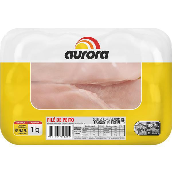 Nosso Hortifrúti  FRANGO A PASSARINHO AURORA 1KG