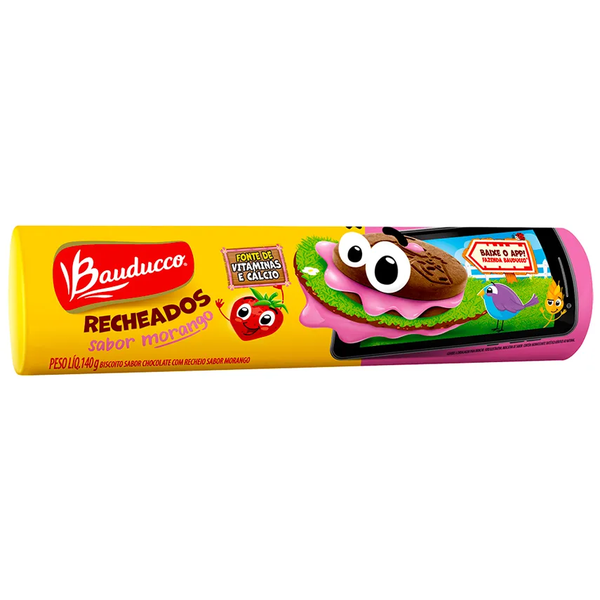 Biscoito Bauducco Recheadinho Brigadeiro 104g