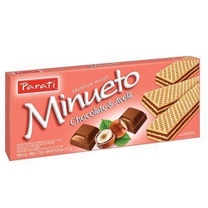 Estrela Supermercados  BISCOITO MINUETO WAFER CHOCOLATE E AVELA 115GR