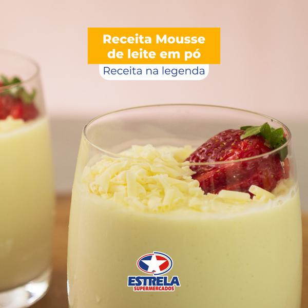 Receita de Mousse de leite em pó