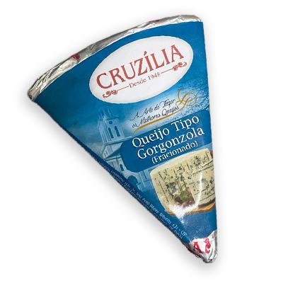 Queijo Gorgonzola em Pedaço Cruzília Kg - giassi - Giassi