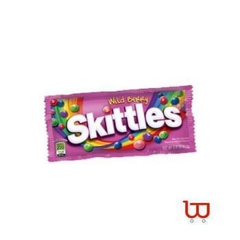 Bala de Frutas SKITTLES 38g - Sabor Wild Berry