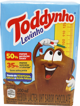 Achocolatado Levinho Toddynho 200ml - Hortifruti