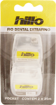 Fio Dental Hillo Pocket Woman 25M C/2