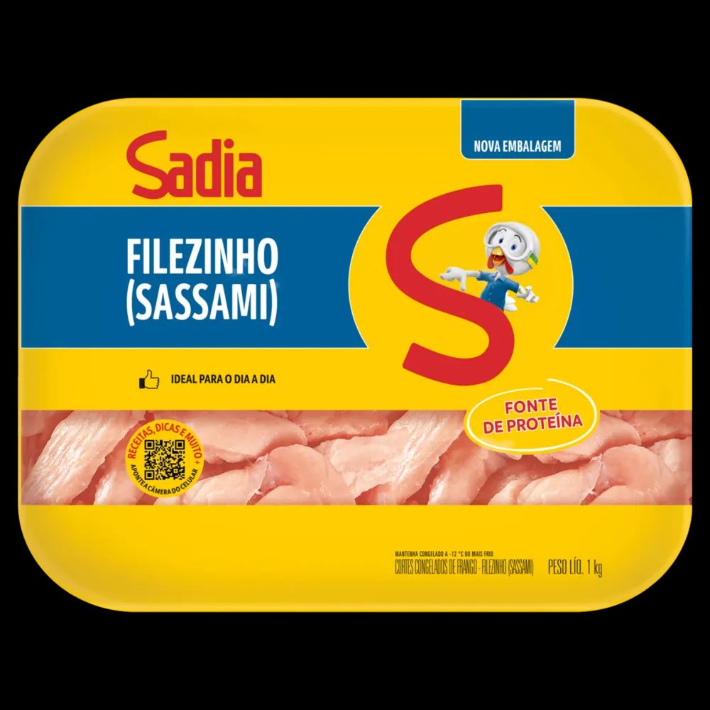 FILEZINHO FRANGO SASSAMI SADIA  BDJA 1KG