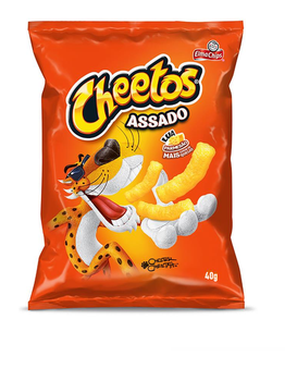 Brasil em Casa jp - Tamanho família 140g Cheetos sabor requeijão