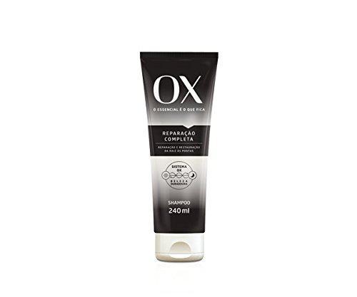 SHAMPOO OX REPARACAO 200ml, Ox, Preto