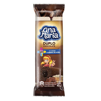 Bolo Chocolate Recheio Chocolate Renata Divertix Pacote 40g