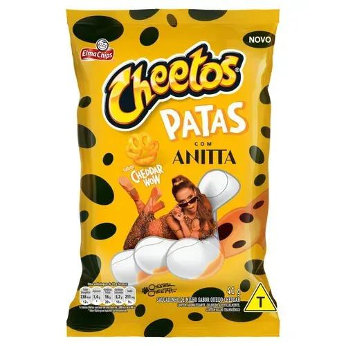 Roasted Cheetos Snacks Onda Requeijão Elma Chips 122 Gr.