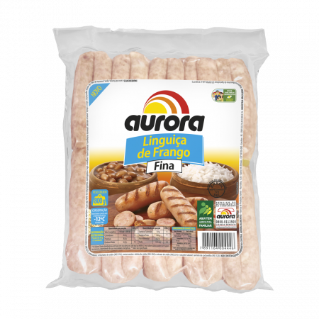 Linguiça de frango Aurora 800g  Aurora, a gente faz com gosto