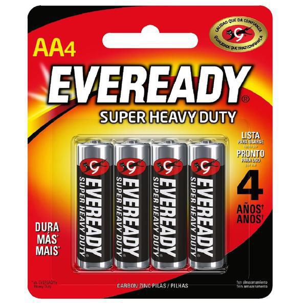 ▷ Pilhas Varta AA Super Heavy Duty (4 Unidades)