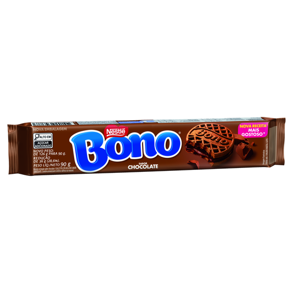 Pajeu Nordeste - Araripina  Bisc Bono Rech Chocolate 90G