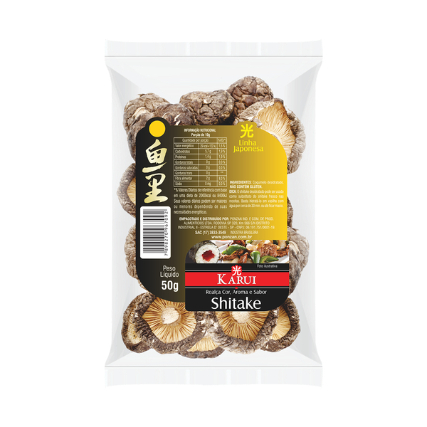 Cogumelo KARUI Fungli Secchi Shitake 50g