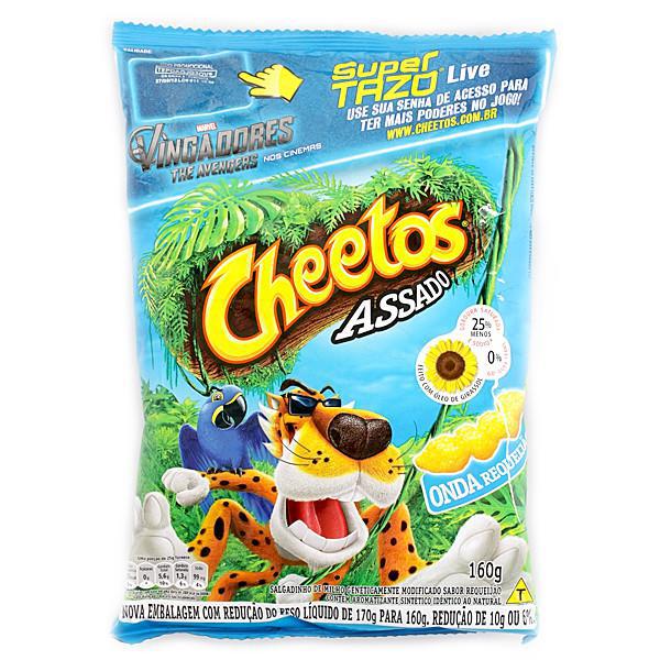 ELMA CHIPS CHEETOS ASSADO ONDA SABOR REQUEIJÃO 