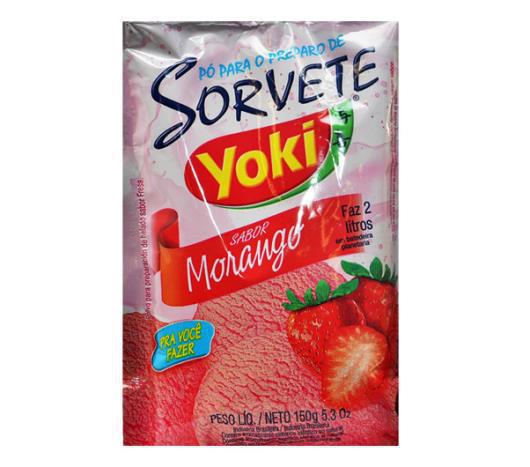 Pó para Sorvete Yoki Morango 150g