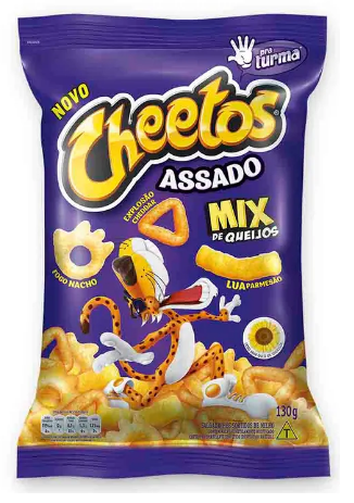 Loja 02 (Av Brasil Votuporanga)  SALGADINHO CHEETOS LUA 51G QUEIJO PARMESÃO